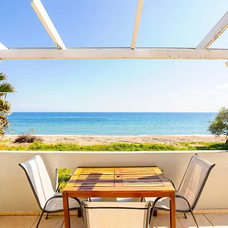 Beachfront Nest Memi Koroni-seaheaven House B1 *